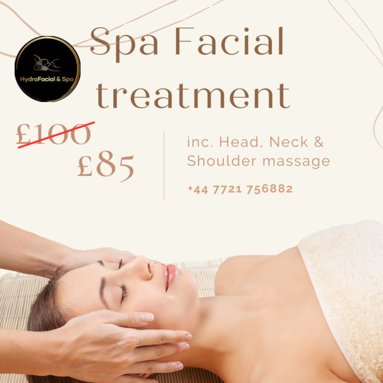 SPECIAL OFFERS - Facial with Head, Neck & Shoulder massage