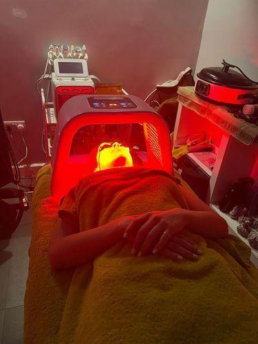 Spa Facial With LED Therapy Lamp