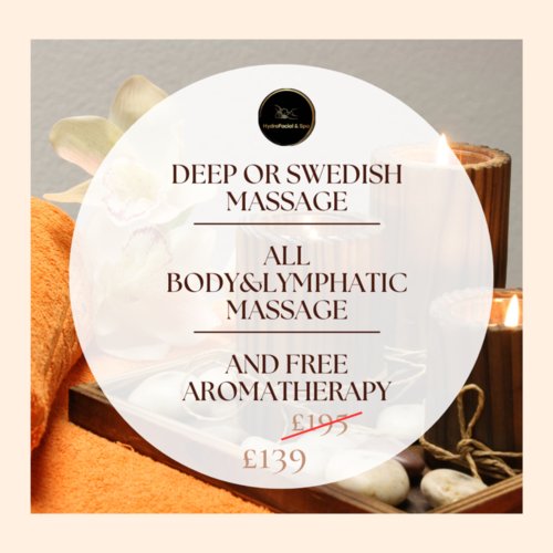 Deep/Swedish, Body&Lymphatic, Aromatherapy